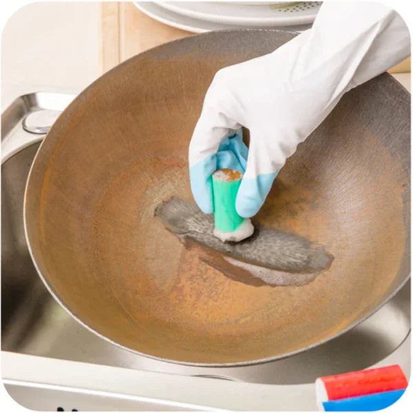 2pcs Magic Stain Remover Sticks – Powerful Rust & Dirt Cleaner For Pots, Pans & Kitchen Utensils. ₨285