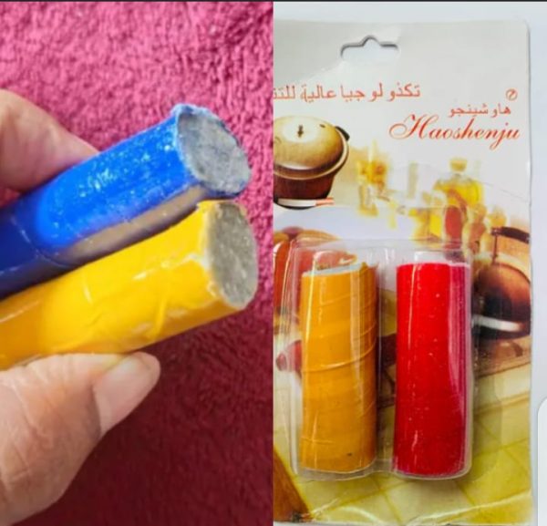 2pcs Magic Stain Remover Sticks – Powerful Rust & Dirt Cleaner For Pots, Pans & Kitchen Utensils. ₨285